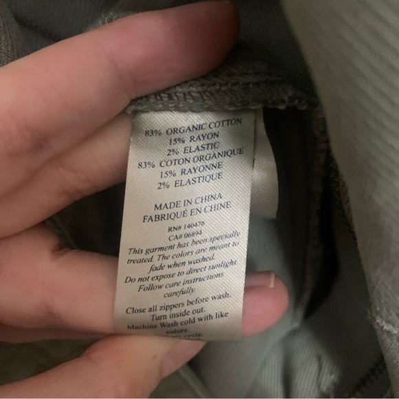 Faherty Overland Twill Jumpsuit in Olive Green Size XL NWT New - Picture 14 of 16